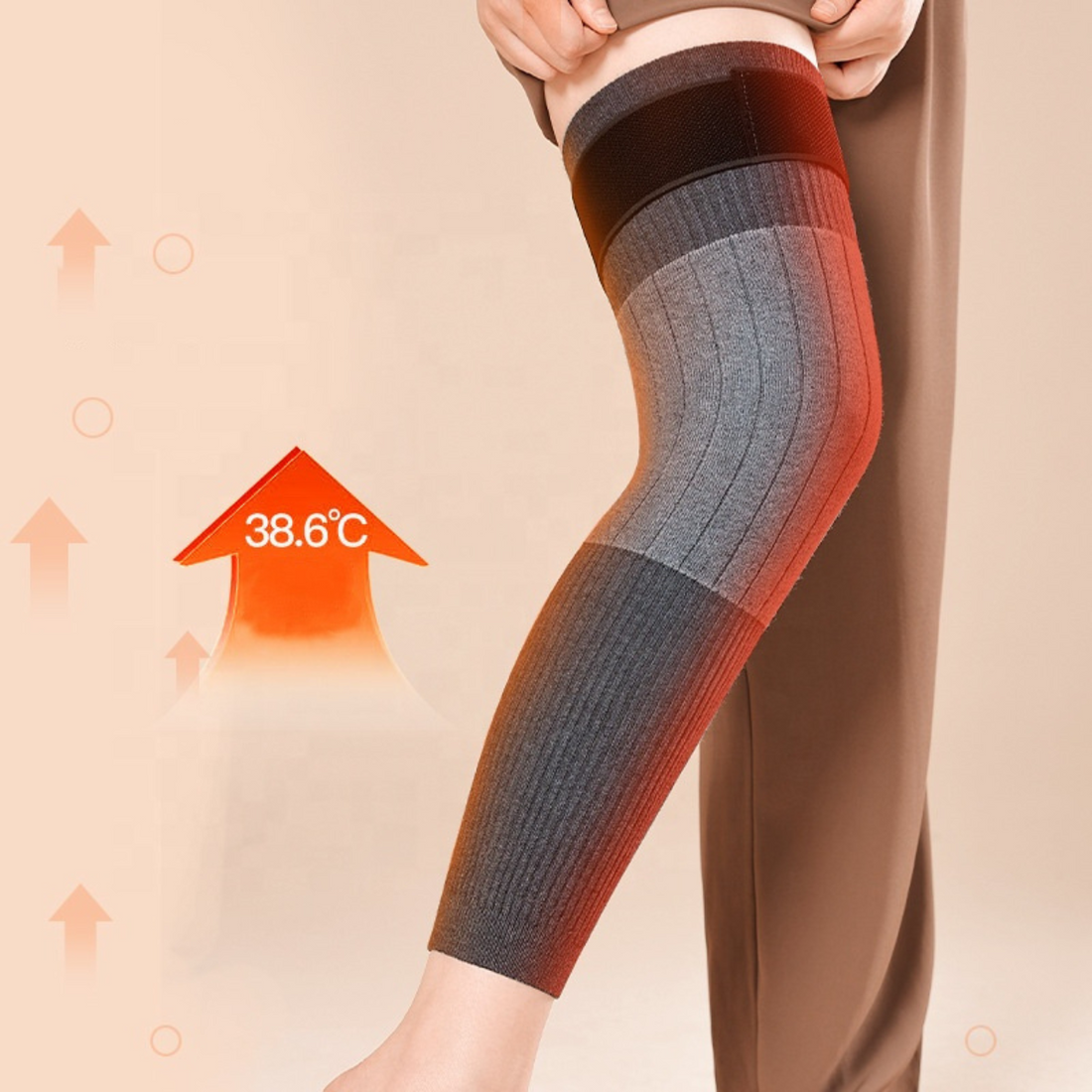 {2pcs}Warm Wool knee pads